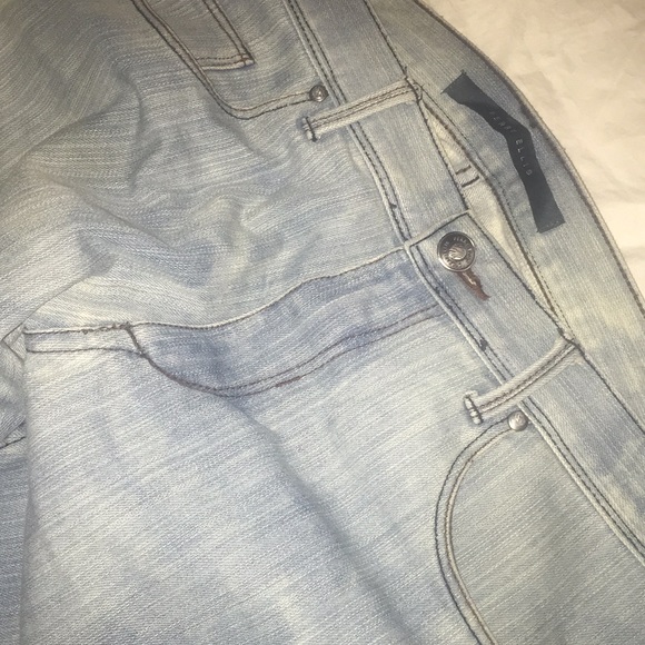 custom bleached Perry Ellis jeans - Picture 7 of 7